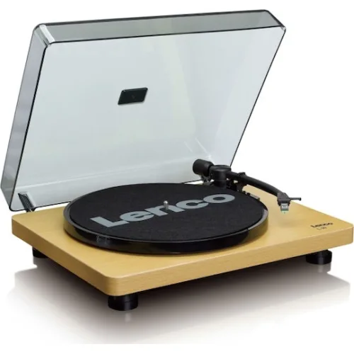 Lenco L-30 L-30W Πικάπ με Belt Drive και Προενίσχυση Καφέ