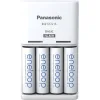 Panasonic Basic BQ-CC51 Φορτιστής 4 Μπαταριών Ni-MH Μεγέθους AA/AAA Σετ με 4x ΑΑ 2000mAh σε Λευκό χρώμα