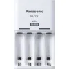 Panasonic Basic BQ-CC51 Φορτιστής 4 Μπαταριών Ni-MH Μεγέθους AA/AAA Σετ με 4x ΑΑ 2000mAh σε Λευκό χρώμα