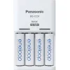 Panasonic Basic BQ-CC51 Φορτιστής 4 Μπαταριών Ni-MH Μεγέθους AA/AAA Σετ με 4x ΑΑ 2000mAh σε Λευκό χρώμα