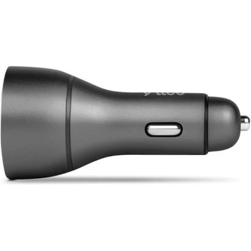 TTEC Φορτιστής Αυτοκινήτου 130W Γρήγορης Φόρτισης με Θύρες: 1xUSB 2xType-C Μαύρο Χρώμα