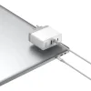 Vention Φορτιστής Χωρίς Καλώδιο GaN με Θύρα USB-A και 2 Θύρες USB-C 100W Power Delivery / Quick Charge 3.0 Λευκός (FEGW0-EU)