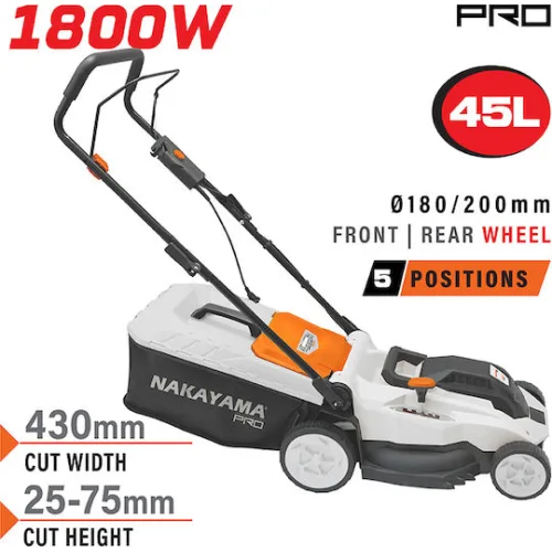 Nakayama EM4021 Μηχανή Γκαζόν Ηλεκτρική 1800W