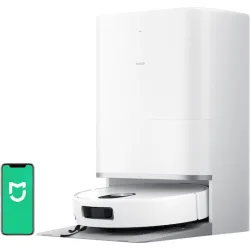 Xiaomi Robot Vacuum 5 Σκούπα Ρομπότ για Σκούπισμα & Σφουγγάρισμα με Wi-Fi Λευκή