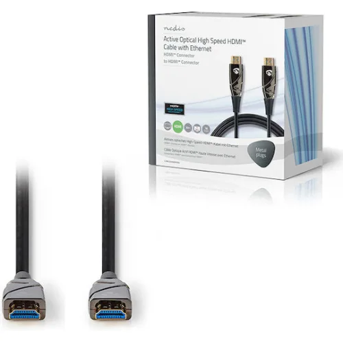 Nedis Cable HDMI male - HDMI male 30m Μαύρο