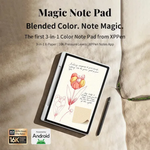 XP-Pen Magic Note Pad Γραφίδα Σχεδίασης χωρίς Οθόνη 10.95" Λευκό
