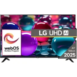 LG Smart Τηλεόραση 43" 4K UHD LED AI UA73 HDR (2025) 43UA73003LA