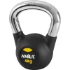 AMILA Kettlebell από Λάστιχο 4kg Μαύρο