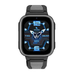 Kiddoboo Παιδικό Smartwatch 45.72mm με GPS & Κάμερα Μαύρο