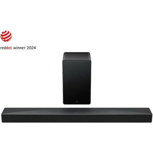 TCL Q65H Soundbar 5.1 Bluetooth, HDMI και Wi-Fi με Ασύρματο Subwoofer Μαύρο