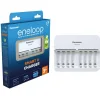 Panasonic Eneloop 8 Slots BQ-CC63 Φορτιστής 8 Μπαταριών Ni-MH Μεγέθους AA/AAA σε Λευκό χρώμα