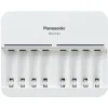 Panasonic Eneloop 8 Slots BQ-CC63 Φορτιστής 8 Μπαταριών Ni-MH Μεγέθους AA/AAA σε Λευκό χρώμα