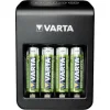 Varta LCD Plug Charger+ 4 Μπαταριών Ni-MH Μεγέθους AA/AAA/9V Σετ με 4x AA 2100mAh