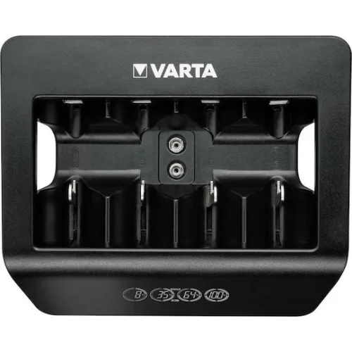 Varta LCD Universal Charger+ 4 Μπαταριών Ni-MH Μεγέθους AA/AAA/9V/D