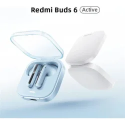 Xiaomi Redmi Buds 6 Active Bluetooth Handsfree Ακουστικά με Αντοχή στον Ιδρώτα και Θήκη Φόρτισης Μπλε