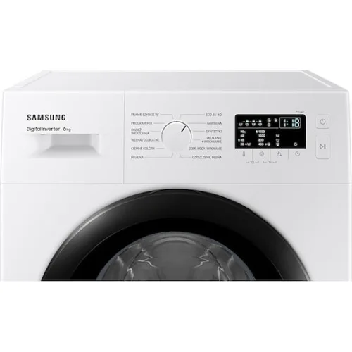 Samsung Πλυντήριο Ρούχων 6kg με Τεχνολογία Ατμού 1200 Στροφών SteamHygiene WW60A3120BE/LE