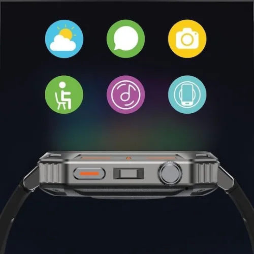 Riversong Motive 8S Smartwatch με Παλμογράφο (Space Gray)