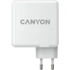 Canyon Φορτιστής Χωρίς Καλώδιο GaN με 2 Θύρες USB-A και 2 Θύρες USB-C Λευκός (H-100 CND-CHA100W01)