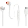 JBL Tune 310C In-ear Handsfree Ακουστικά με Βύσμα USB-C Λευκό