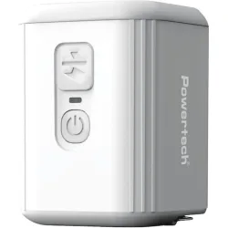 Powertech Επαναφορτιζόμενη Τρόμπα για Φουσκωτά Λευκό