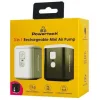 Powertech Επαναφορτιζόμενη Τρόμπα για Φουσκωτά Λευκό