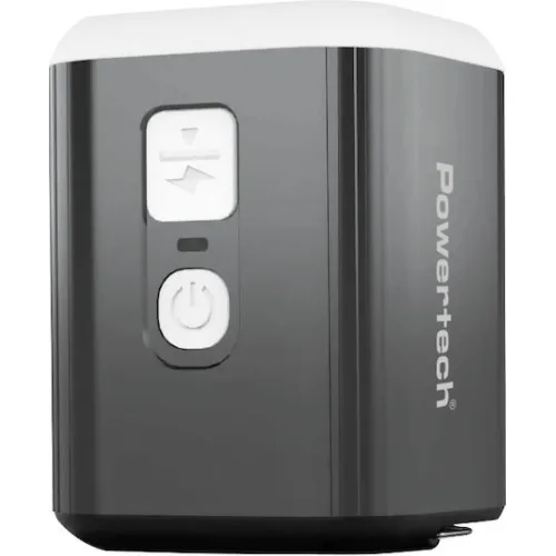 Powertech Επαναφορτιζόμενη Τρόμπα για Φουσκωτά Μαύρο