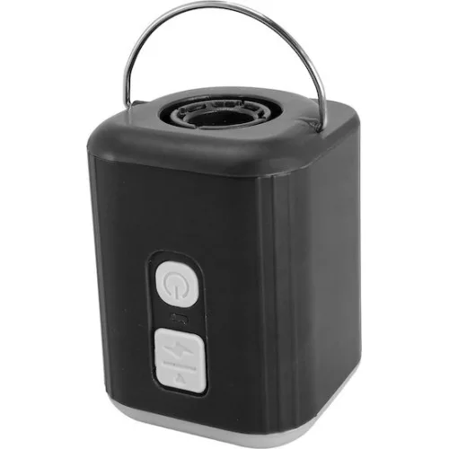 Powertech Επαναφορτιζόμενη Τρόμπα για Φουσκωτά Μαύρο