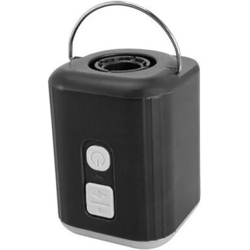 Powertech Επαναφορτιζόμενη Τρόμπα για Φουσκωτά Μαύρο