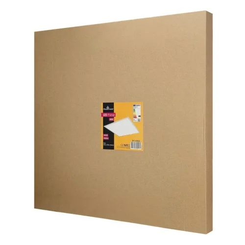 Powertech Τετράγωνο LED Panel 40W με Φυσικό Λευκό Φως 4000K 59.5x59.5εκ.