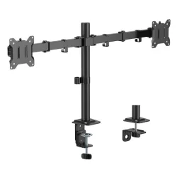 Powertech Βάση Γραφείου για 2 Οθόνες έως 32" με Βραχίονα (PT-1552)