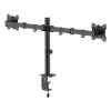 Powertech Βάση Γραφείου για 2 Οθόνες έως 32" με Βραχίονα (PT-1552)