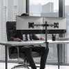 Powertech Βάση Γραφείου για 2 Οθόνες έως 32" με Βραχίονα (PT-1552)