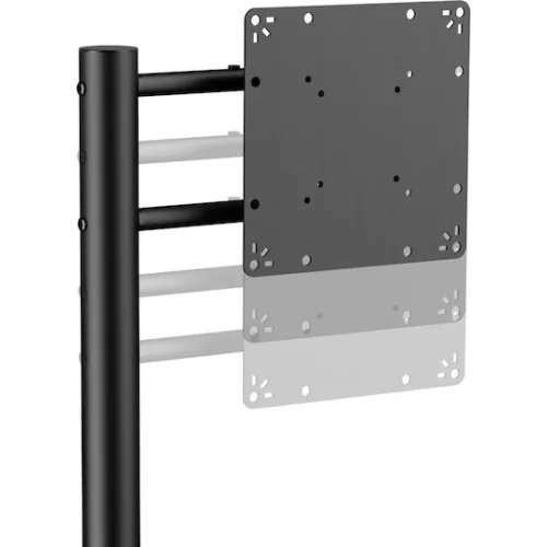 Brateck FS54-22T-02W-BK Βάση Τηλεόρασης Δαπέδου έως 43" και 15kg Μαύρο