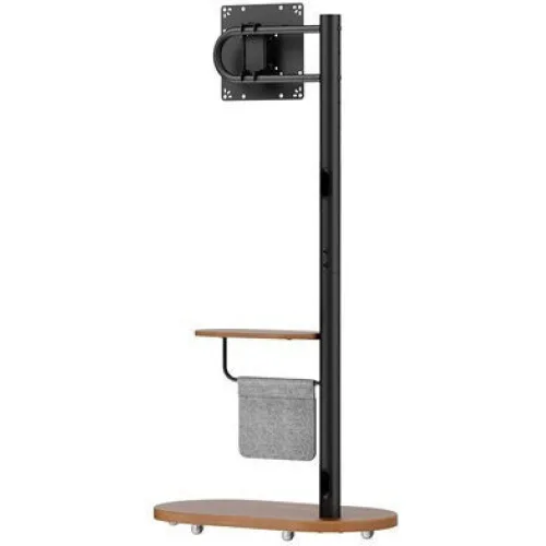 Brateck FS54-22T-02W-BK Βάση Τηλεόρασης Δαπέδου έως 43" και 15kg Μαύρο