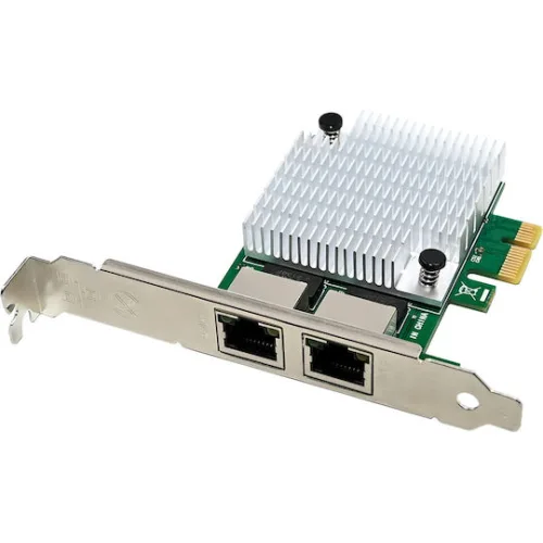Powertech Ενσύρματη Κάρτα Δικτύου Gigabit (1Gbps) Ethernet PCI-e