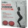 AMILA Air Cushion Δίσκος Ισορροπίας Κόκκινος με Διάμετρο 33cm