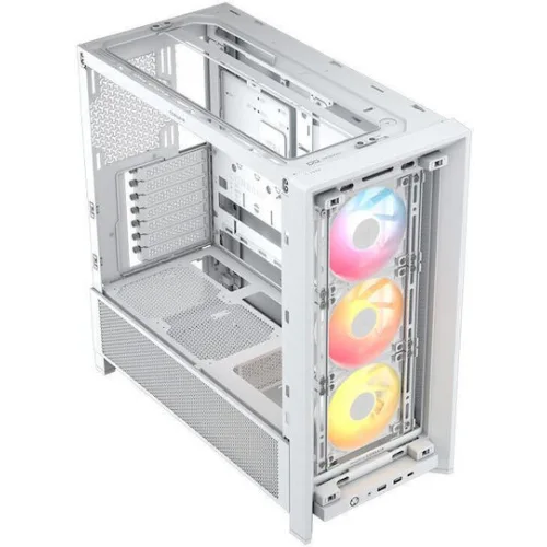 Corsair Frame 4000D RS Midi Tower Κουτί Υπολογιστή με RGB Φωτισμό Λευκό