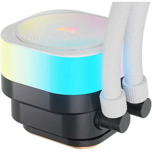 Corsair ICUE LINK TITAN 360 RX RGB Υδρόψυξη Επεξεργαστή Τριπλού Ανεμιστήρα 120mm για Socket AM4/AM5/1700 Λευκή