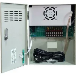 Powertech Τροφοδοτικό Κουτί Συστημάτων CCTV 9 Καναλιών CP1209-20A-B