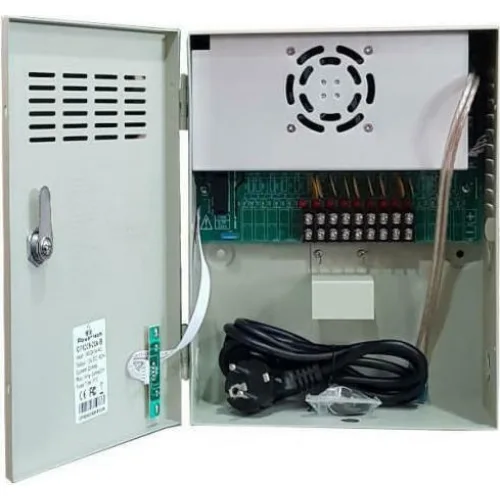 Powertech Τροφοδοτικό Κουτί Συστημάτων CCTV 9 Καναλιών CP1209-20A-B