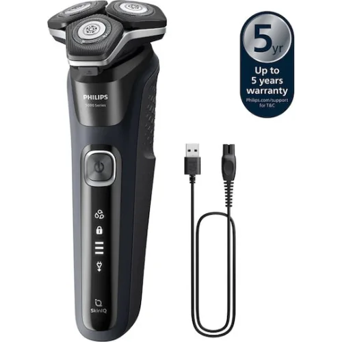Philips Series 5000 S5898/35 Περιστρεφόμενη Ξυριστική Μηχανή Προσώπου Επαναφορτιζόμενη