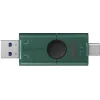 Kingston Datatraveler 256GB USB 2.0 Stick με σύνδεση USB-A & USB-C Πράσινο