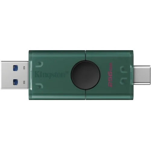Kingston Datatraveler 256GB USB 2.0 Stick με σύνδεση USB-A & USB-C Πράσινο