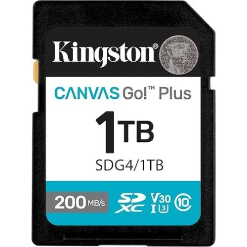 Kingston SDXC 1.0TB Class 10 U3 V30 A2 UHS-I με αντάπτορα