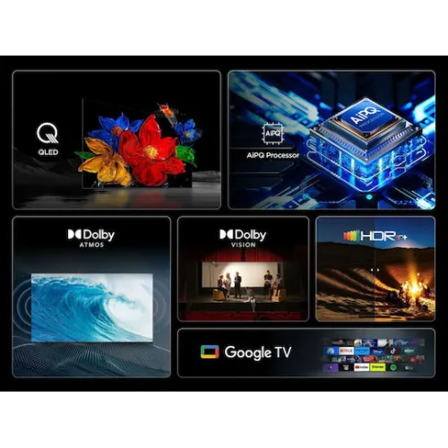 TCL Smart Τηλεόραση 43" 4K UHD QLED T69C HDR (2025) 43T69C