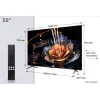 TCL Smart Τηλεόραση 55" 4K UHD Mini LED C61KS HDR (2025) 55C61KS