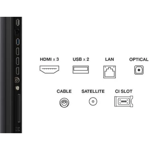 TCL Smart Τηλεόραση 55" 4K UHD Mini LED C61KS HDR (2025) 55C61KS