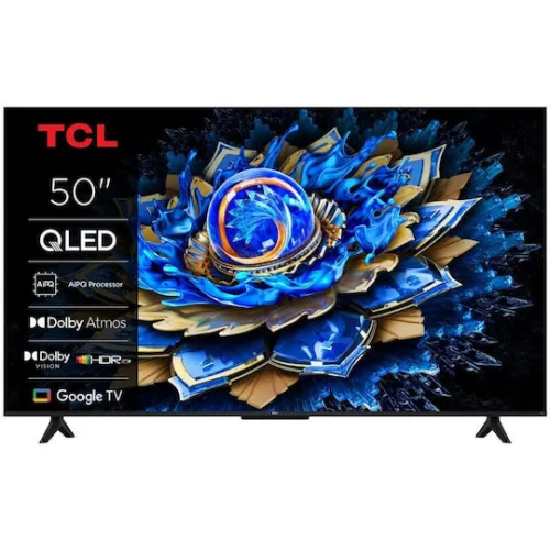 TCL Smart Τηλεόραση 50" 4K UHD QLED 50T69C (2025)