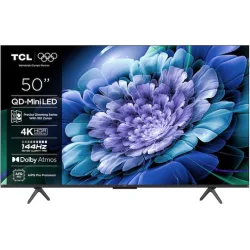 TCL Smart Τηλεόραση 50" 4K UHD Mini LED 50C61K HDR (2025)