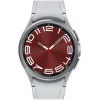 Samsung Galaxy Watch6 Classic LTE Stainless Steel 43mm Αδιάβροχο με eSIM και Παλμογράφο (Ασημί)